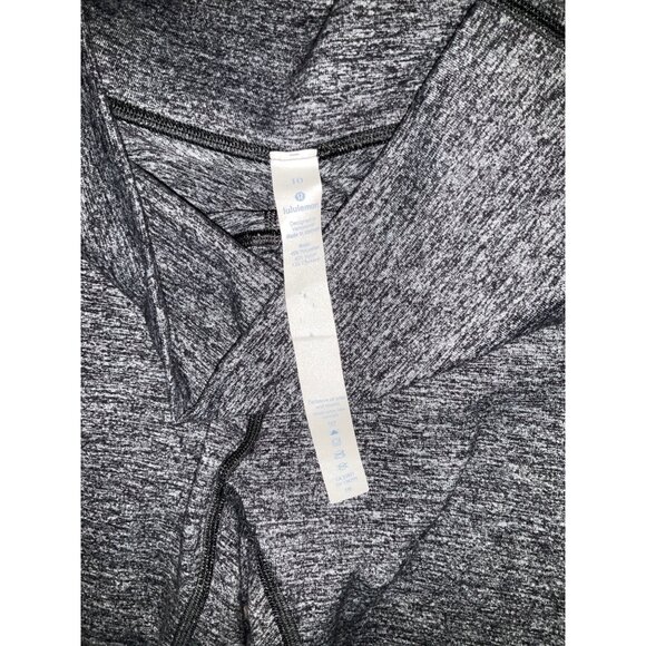 Lululemon Wunder Under Hi-Rise Tight *28"Heathered Black size 10 - Picture 4 of 5